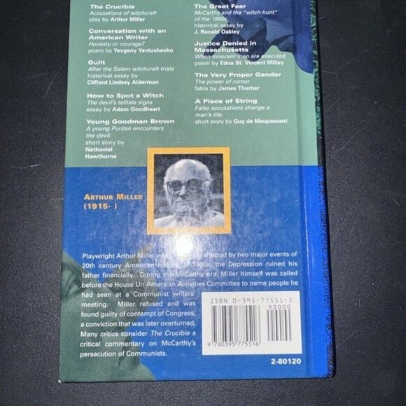 The Crucible and Related Readings - Hardcover By Arthur Miller - Picture 3 of 6
